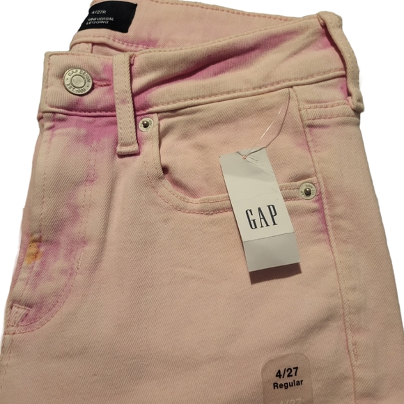 NWT Gap High-Stretch, Mid-rise & Super Skinny Universal Pink Legging 4/27R - Picture 2 of 4